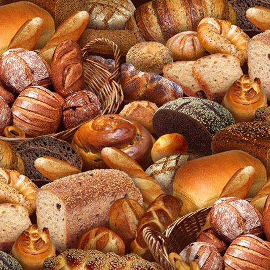 Brown Bread Yardage, Food Festival, Elizabeth's Studio