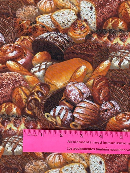 Brown Bread Yardage, Food Festival, Elizabeth's Studio
