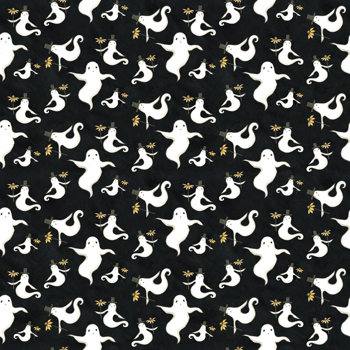 Halloween Spooky Fabric Squares, Charm Pack, Riley Blake, 5 inches, 42 squares