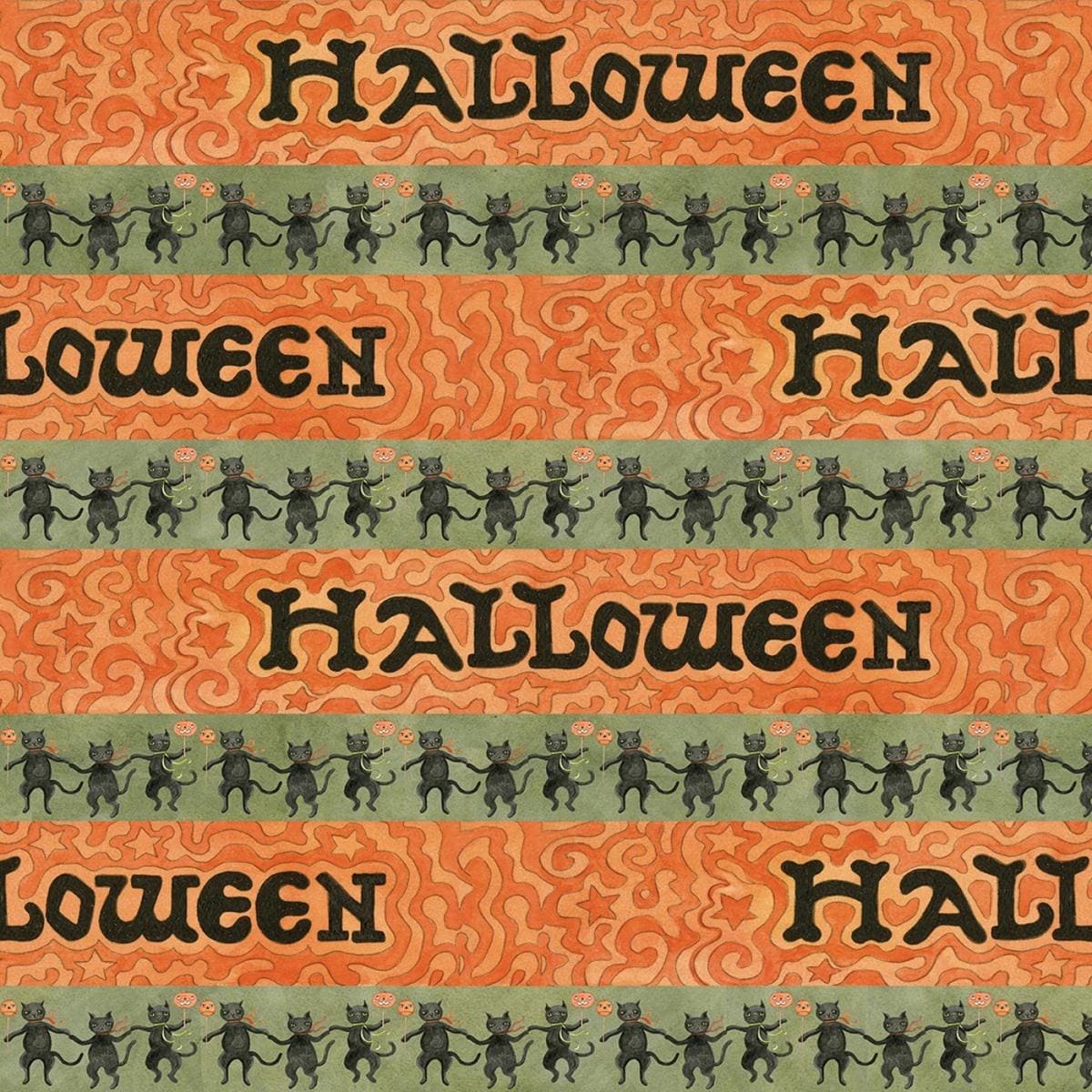 Halloween Spooky Fabric Squares, Charm Pack, Riley Blake, 5 inches, 42 squares