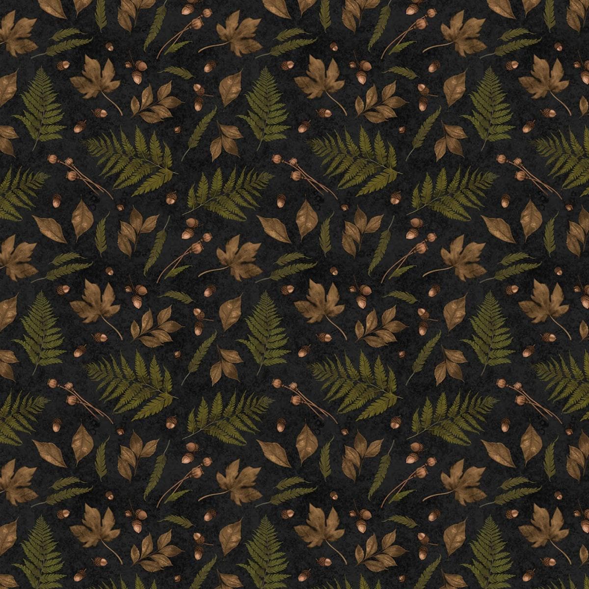 Fall Fabric Squares: Oh My Gourd, Wilmington Prints (5-inch, 42pc)
