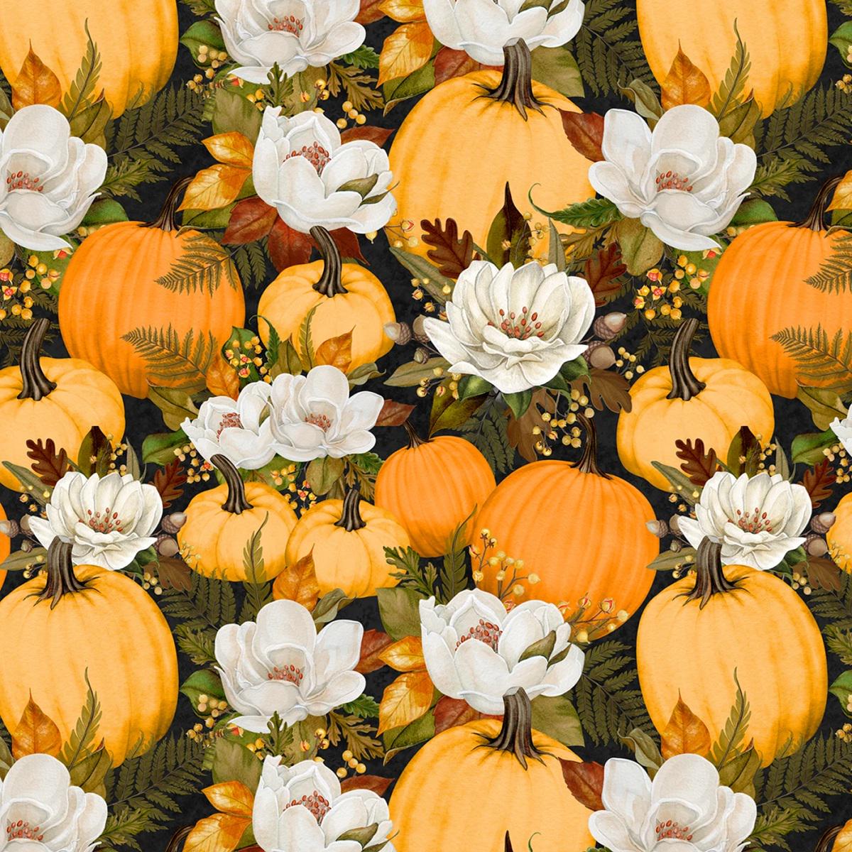 Fall Fabric Squares: Oh My Gourd, Wilmington Prints (5-inch, 42pc)