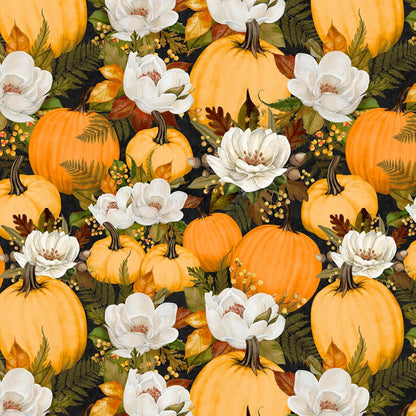 Fall Fabric Squares: Oh My Gourd, Wilmington Prints (5-inch, 42pc)