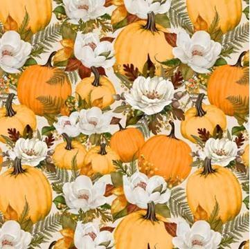 Fall Fabric Squares: Oh My Gourd, Wilmington Prints (5-inch, 42pc)