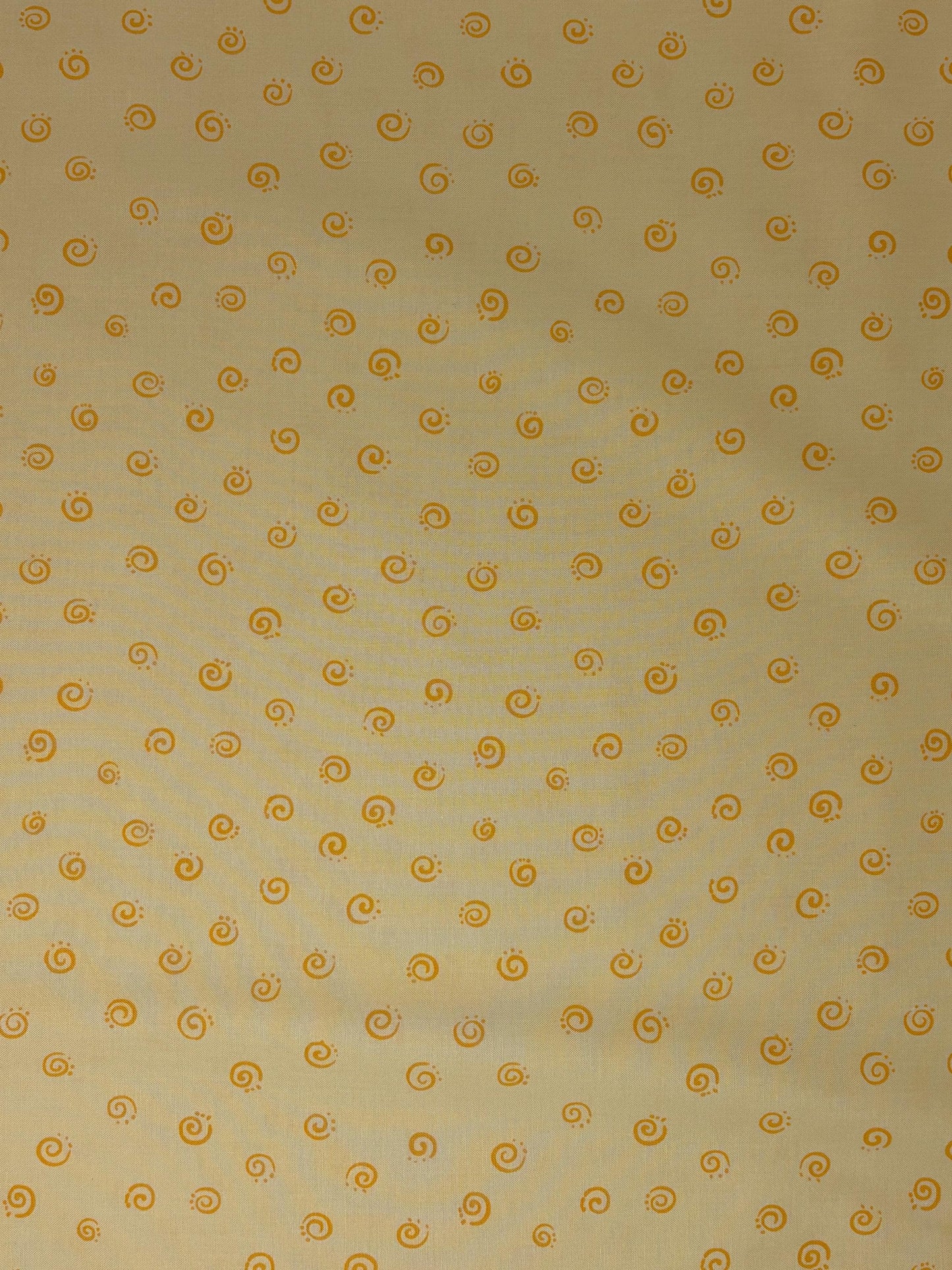 Yellow Spirals Yardage by Susybee Basics Collection