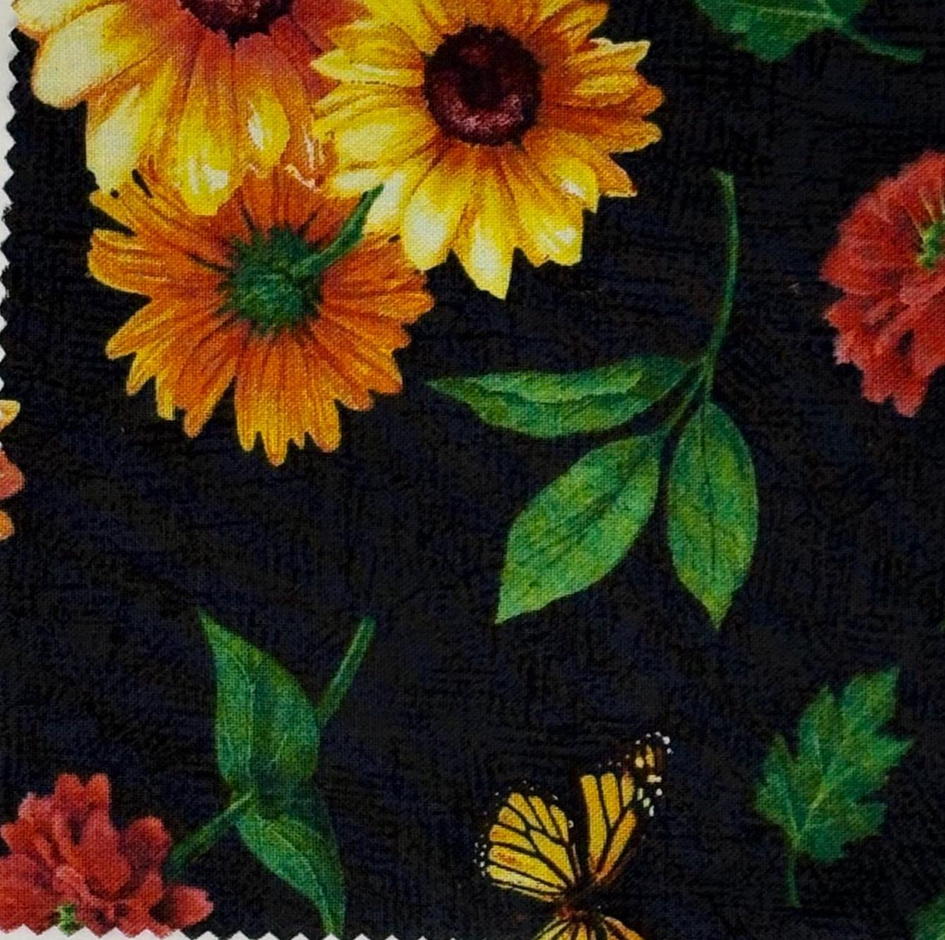 Fall Fabric Squares: Sunshine Whispers, Wilmington Prints (5-inch, 42pc)