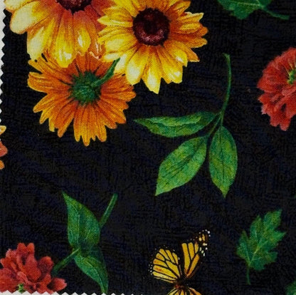 Fall Fabric Squares: Sunshine Whispers, Wilmington Prints (5-inch, 42pc)