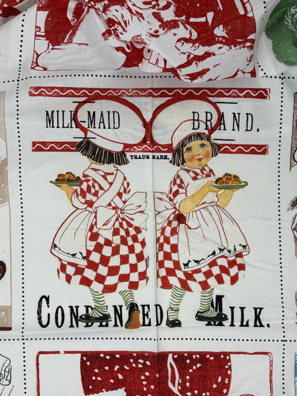 Gingerbread Flour Sack Large Patch Panel Riley Blake