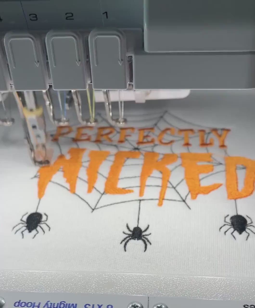 Halloween Sweatshirt, Perfectly Wicked, Embroidered
