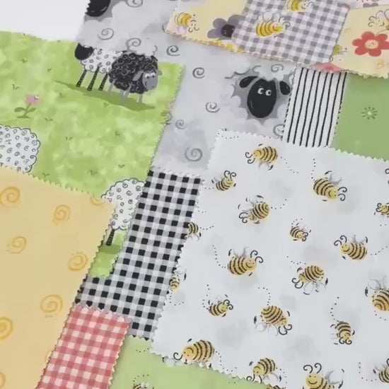 Sweet Bees Charm Pack: Susybee Precut Charm Pack