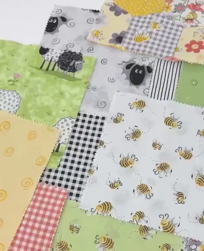 Sweet Bees Charm Pack: Susybee Precut Charm Pack