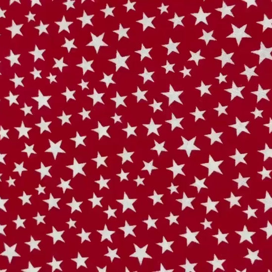 Patriotic Yardage, Stars, Americana, Red, White
