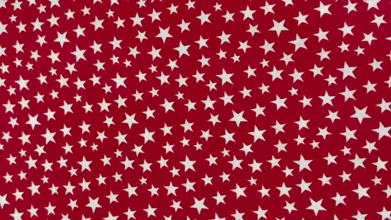 Patriotic Yardage, Stars, Americana, Red, White