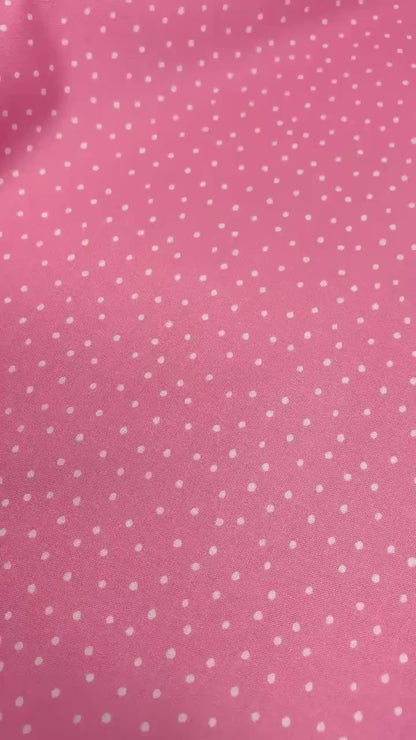Pink with Black Dots, Dinky Dots, Polka Dots, Loralie Designs, Yardage, 692525