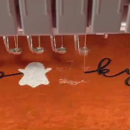 Spooky Season Halloween Unisex Tee Shirt Embroidered