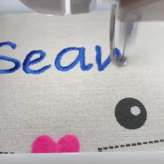 Easter Bunny Basket, Custom Embroidery Personalization, Canvas, Child’s name