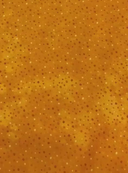 Orange Fabric, Golden Petite Dot, Wilmington Prints, Cotton Yardage