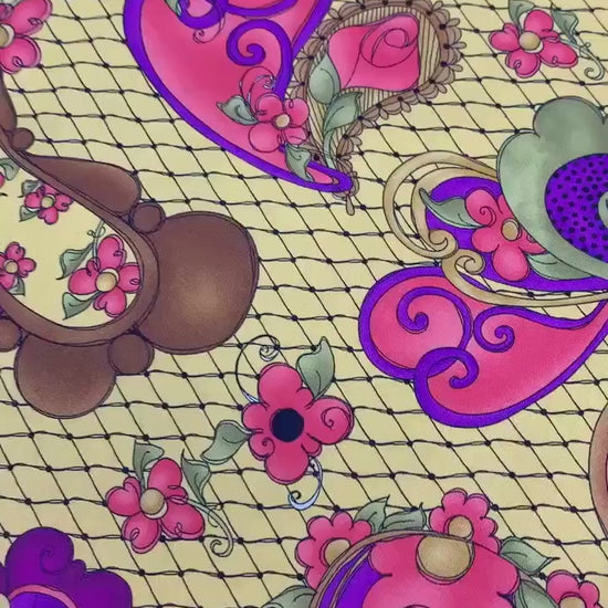 Posie Paisley Yardage, Gold, Loralie Designs, Yardage, 692490