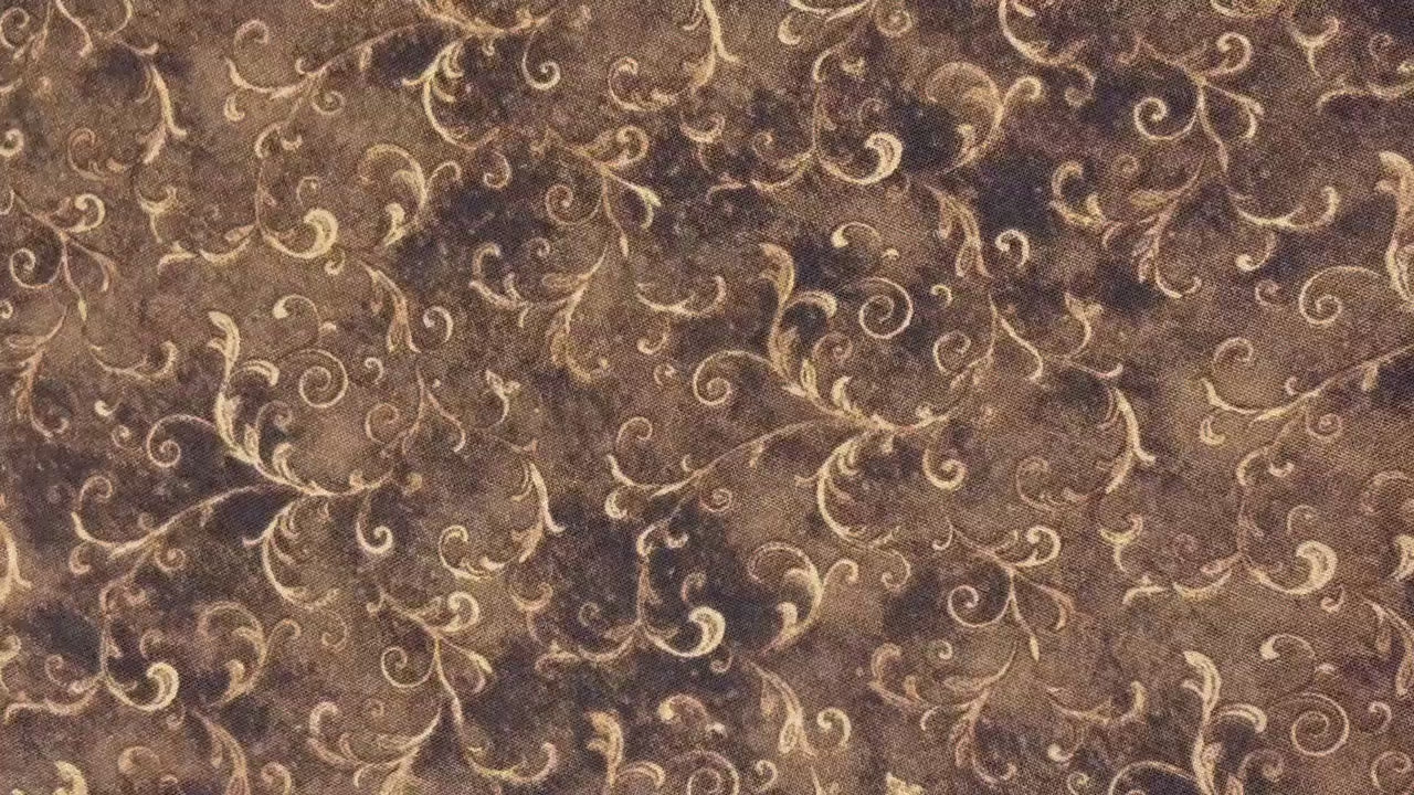 Brown Filigree Yardage by Wilmington Prints