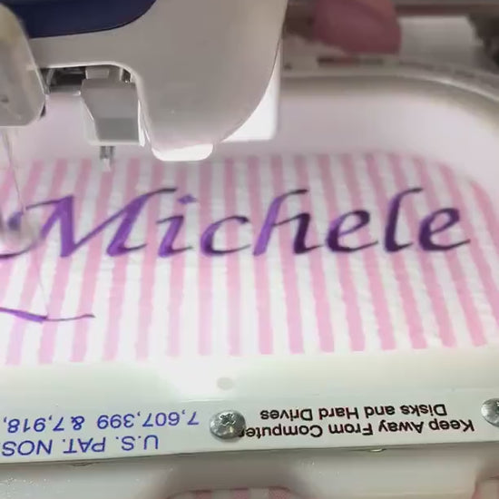 Personalized Duffle Bag, Seer Sucker Cotton, Sports Bag, Sleep Over Bag, Bridesmaid Gift, Embroidered Gift, Purple, Navy, Pink