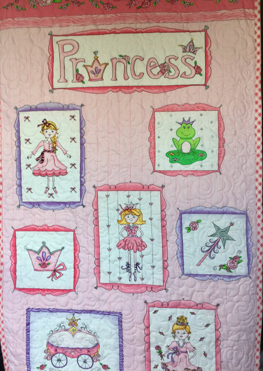 Baby Girl Princess and Fairytale Quilt