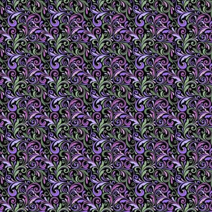 Miss Marguerite - Floral Fabric Squares, Charm Pack, Pink, Purple, Blue, Green, Benartex, 5 inch squares