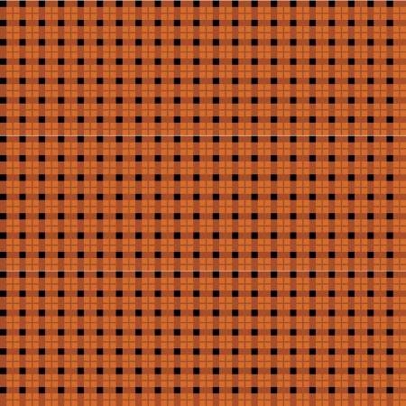 Halloween Yardage, Orange Black Mini Check, Midnight Magic